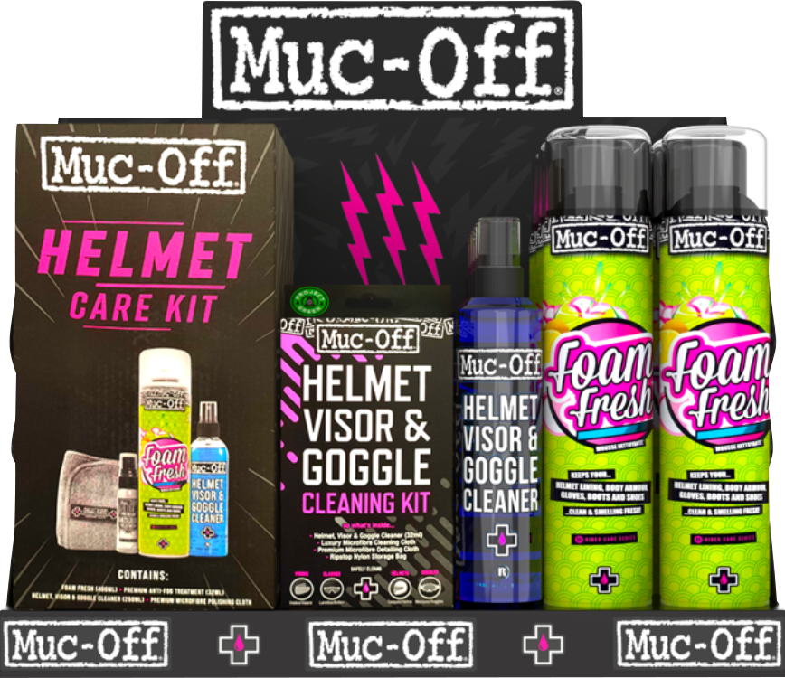 MUC-OFF USA Slatwall Kit - Helmet Care 21423