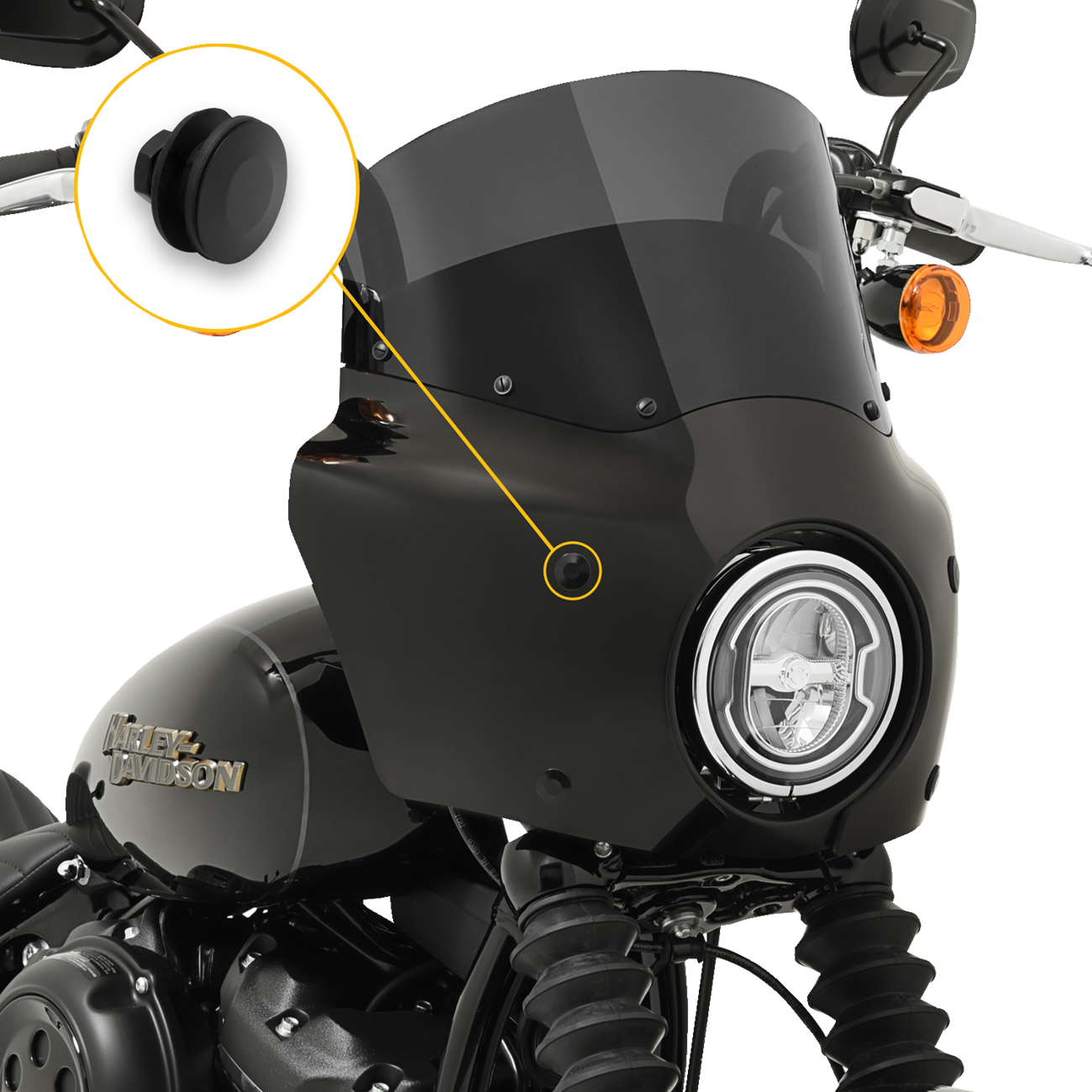 MEMPHIS SHADES Attachment Assemby - Low-Profile - Black MSC1003