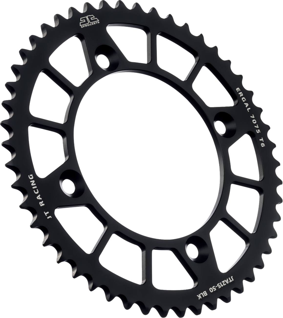 JT SPROCKETS Rear Sprocket - Aluminum - 51 Tooth - Black - Honda JTA215.51BLK