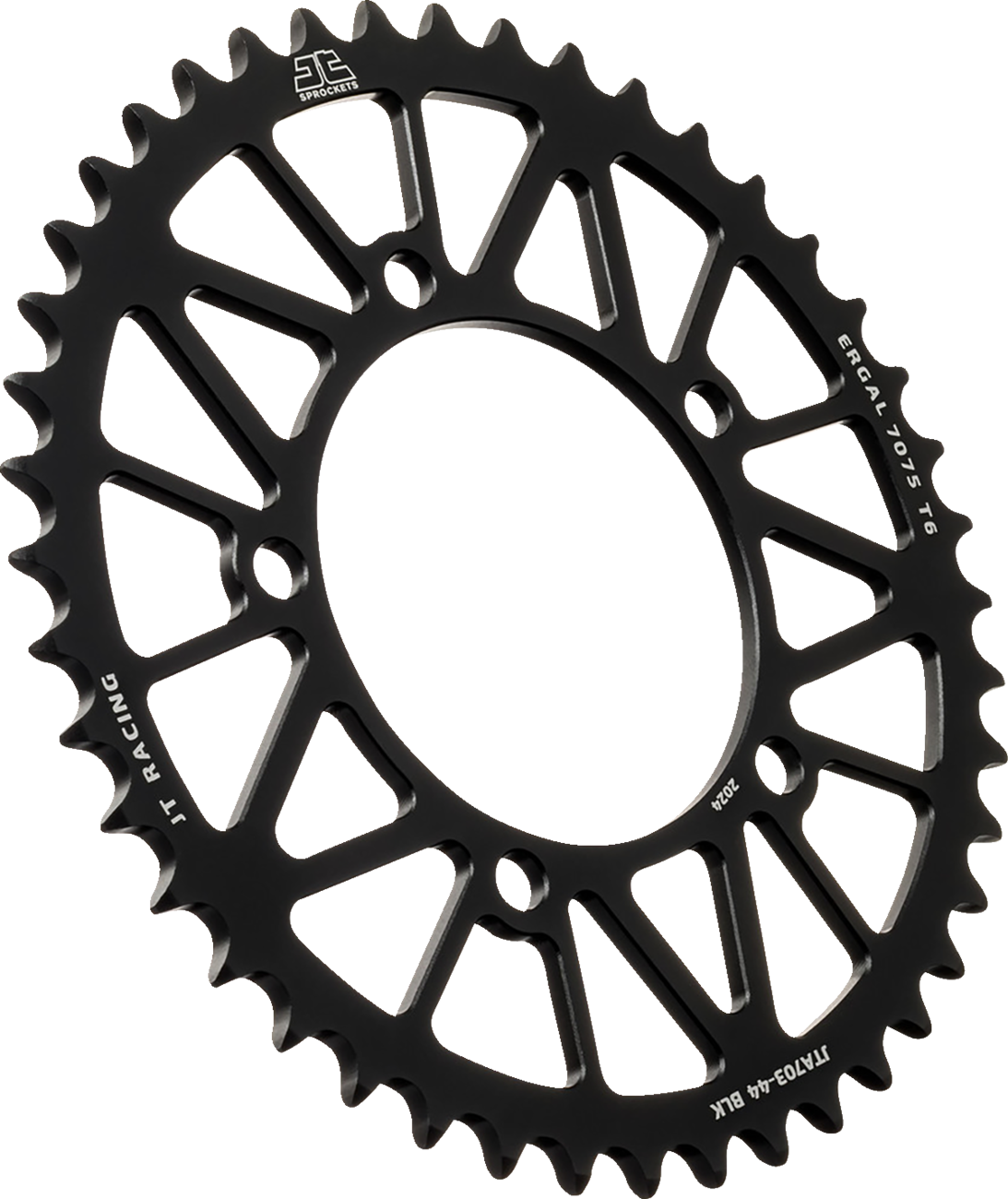 JT SPROCKETS Rear Sprocket - Aluminum - 44 Tooth - Black - Aprilia JTA703.44BLK