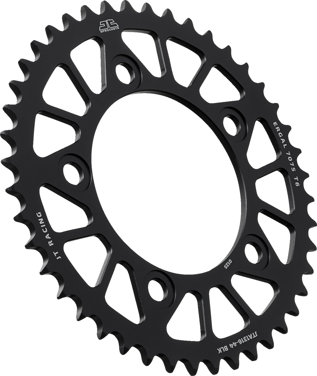 JT SPROCKETS Rear Sprocket - Aluminum - 44 Tooth - Black - Honda JTA1316.44BLK