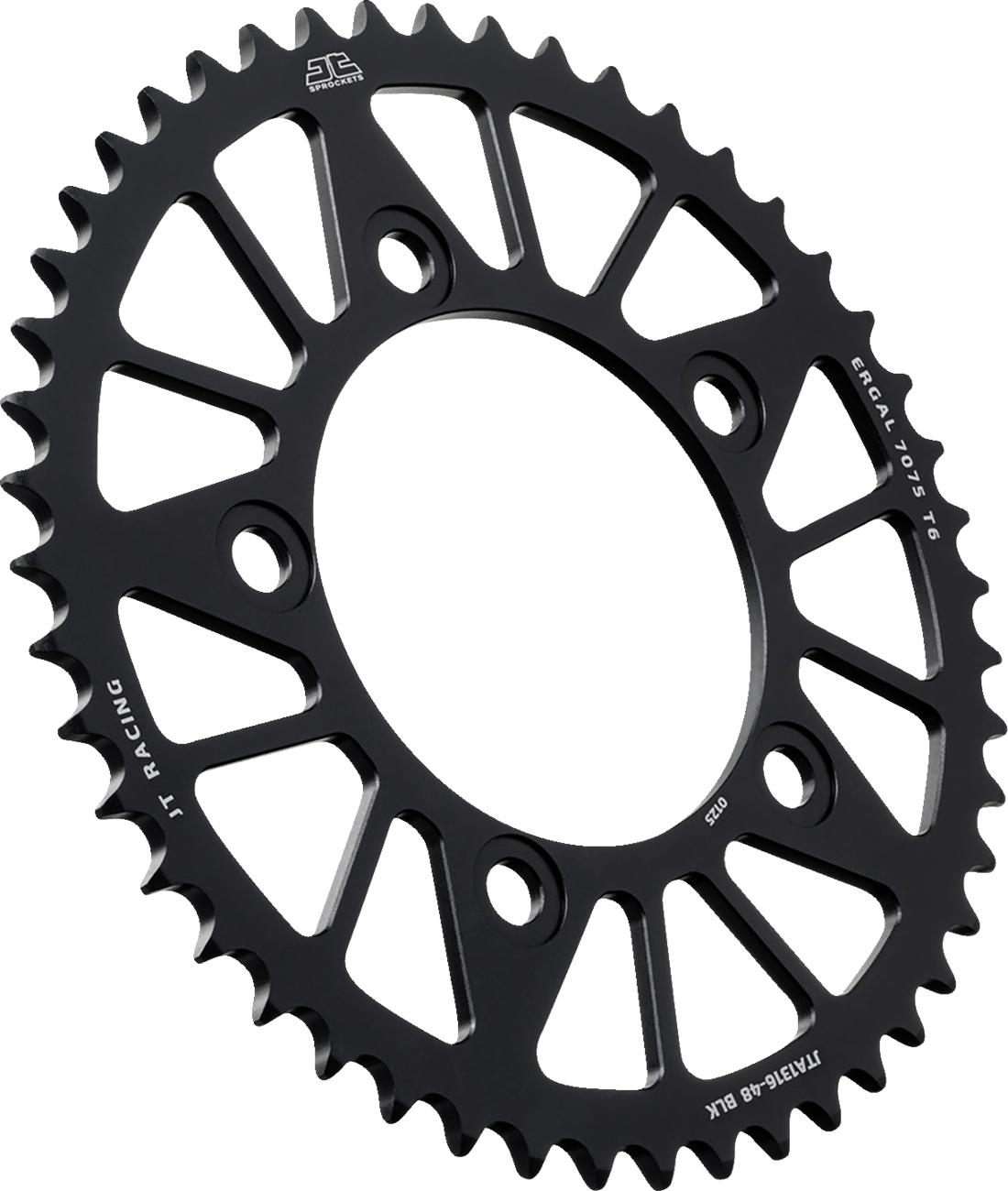 JT SPROCKETS Rear Sprocket - Aluminum - 48 Tooth - Black - Honda JTA1316.48BLK