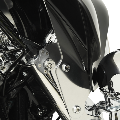 MEMPHIS SHADES 2-Part Plate Connector Assembly - Trigger-Lock® - Polished MSC1004