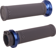 ODI Ruffian Lock-On Street Grips - Cable - Black/Anodized Blue V30HCWH-U