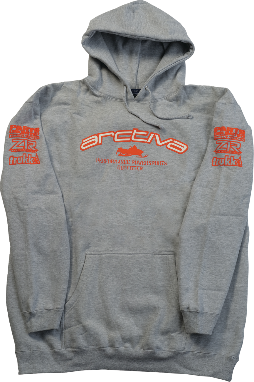 PROFORMANCE SCREEN PRINT Arctiva Promo Hoodie - Gray - Medium 99010325