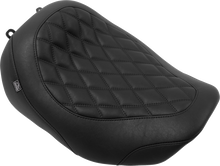 MUSTANG Wide Tripper™ Seat - Solo - Black Stitching - FLT/FLH '23-'25 88503