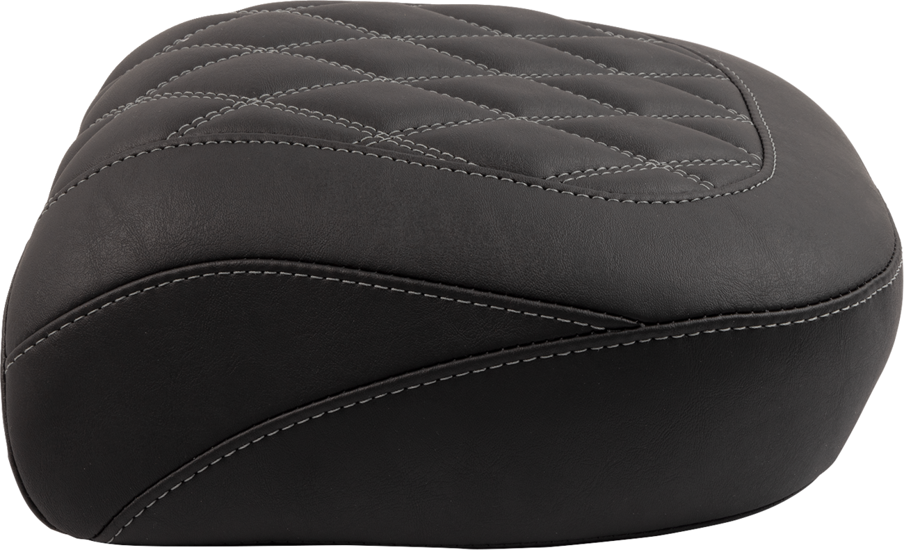 MUSTANG Wide Tripper™ Seat - Passenger - Gun Metal Stitching - FLT/FLH '23-'25 88511GM