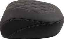 MUSTANG Wide Tripper™ Seat - Passenger - Gun Metal Stitching - FLT/FLH '23-'25 88511GM