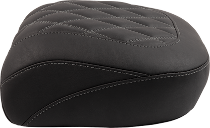 MUSTANG Wide Tripper™ Seat - Passenger - Gun Metal Stitching - FLT/FLH '23-'25 88511GM