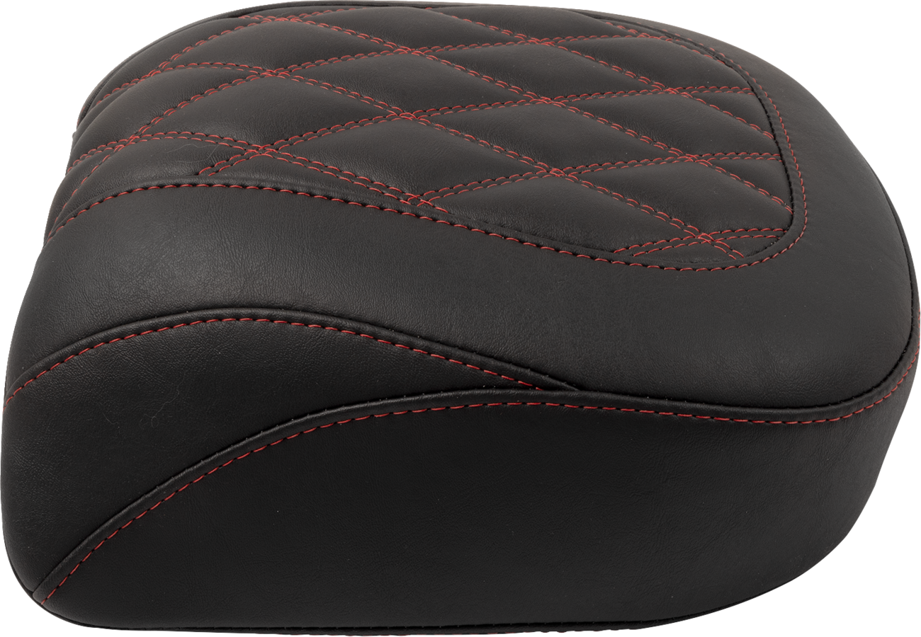 MUSTANG Wide Tripper™ Seat - Passenger - Dark Cherry Stitching - FLT/FLH '23-'25 88511DC