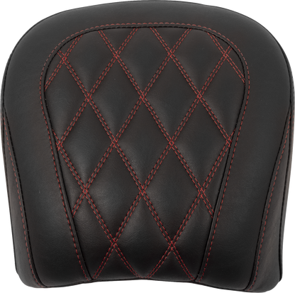 MUSTANG Wide Tripper™ Seat - Passenger - Dark Cherry Stitching - FLT/FLH '23-'25 88511DC