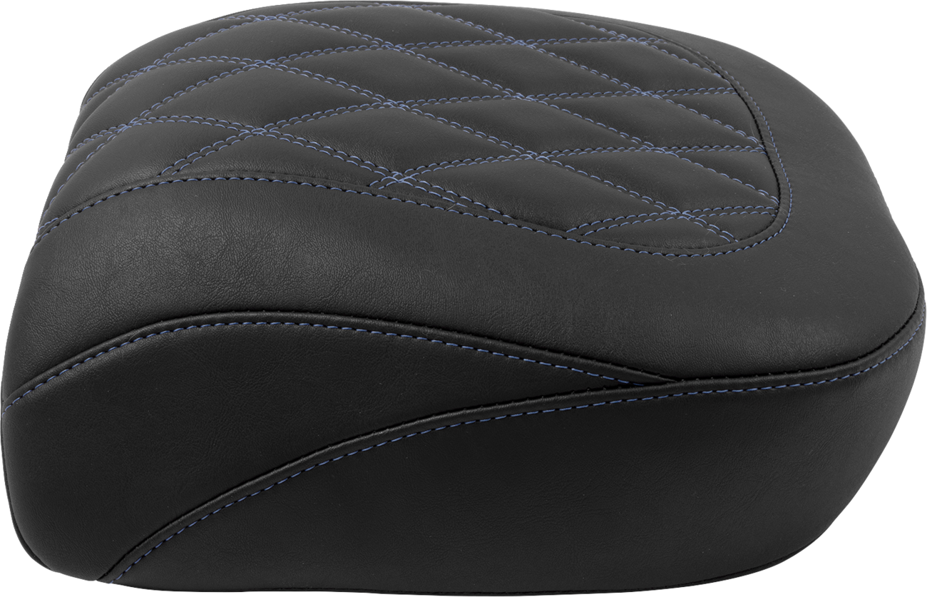 MUSTANG Wide Tripper™ Seat - Passenger - Sky Blue Stitching - FLT/FLH '23-'25 88511SB