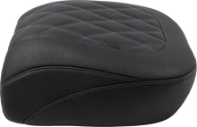 MUSTANG Wide Tripper™ Seat - Passenger - Sky Blue Stitching - FLT/FLH '23-'25 88511SB