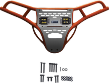 RAVEK Front Bumper/Skid Plate with Amber Lights - Orange - RZR XP 1000 64-317ORLA