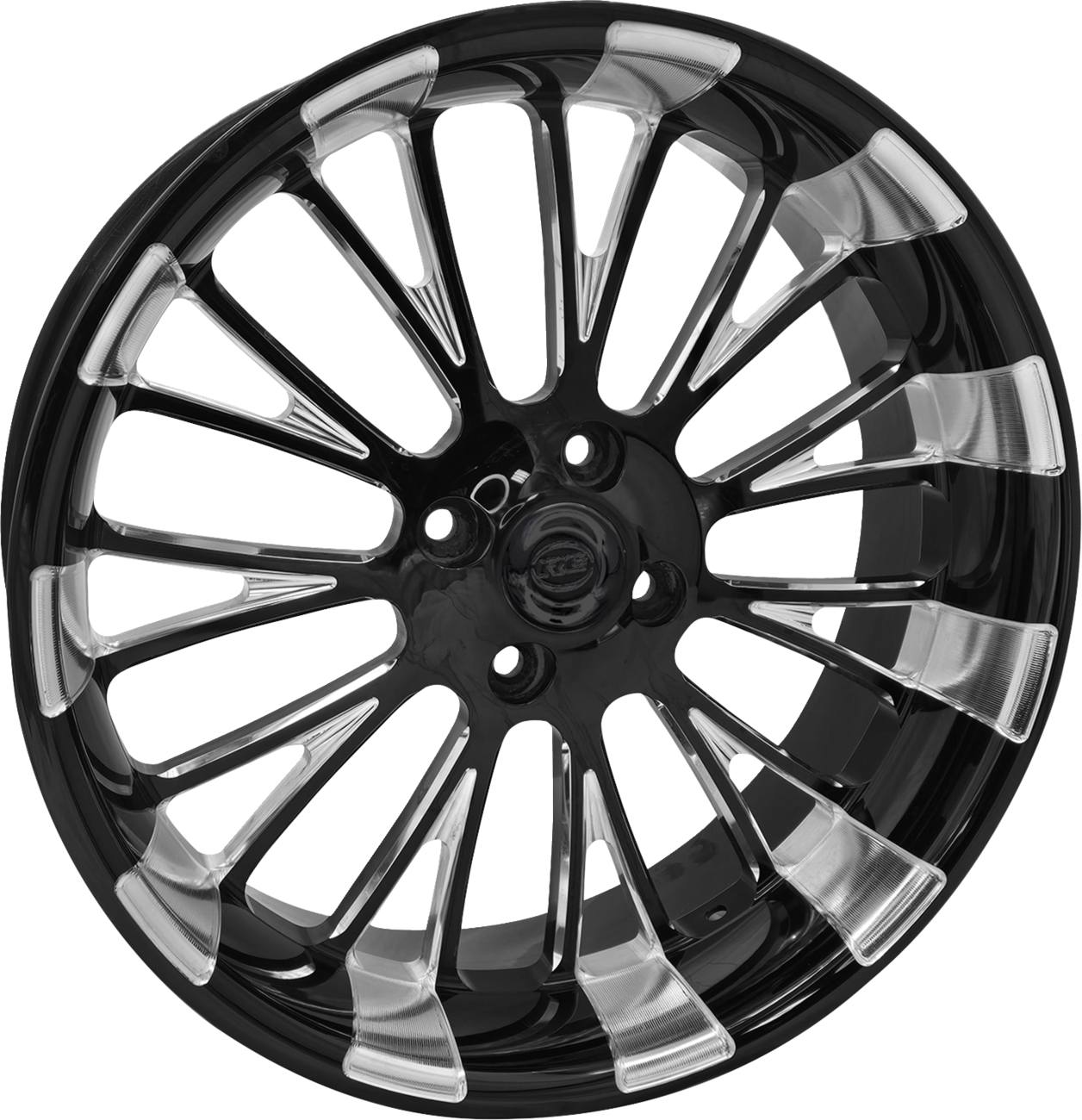 RC COMPONENTS Wheel - Dynasty - Rear - Black Eclipse - 18x7 - Trike 0318700-117E-TR