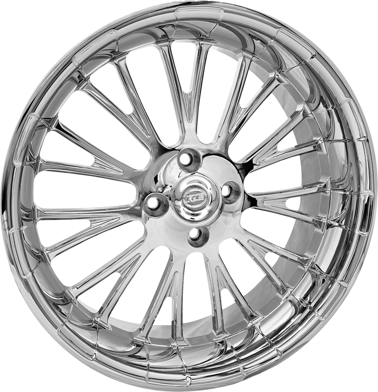 RC COMPONENTS Wheel - Dynasty - Rear - Chrome - 18x7 - Trike 0318700-117C-TR