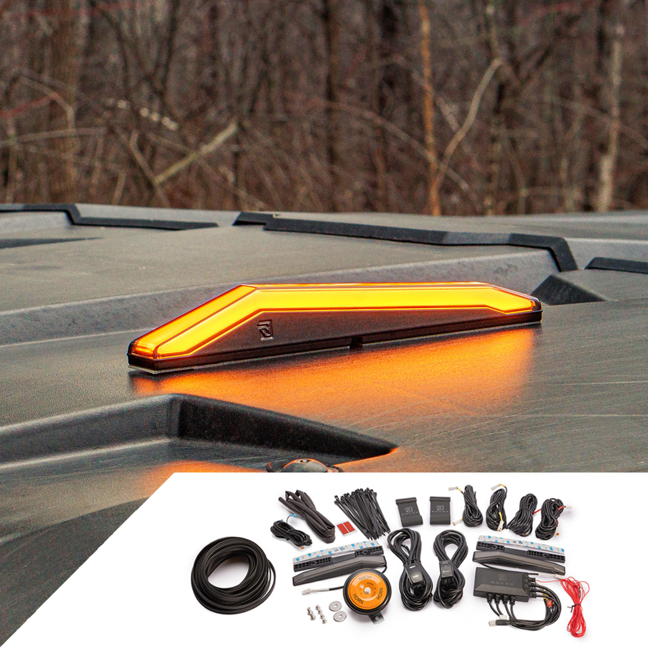RAVEK Turn Signal Kit - Amber - White Running Light - Can-Am 65-306