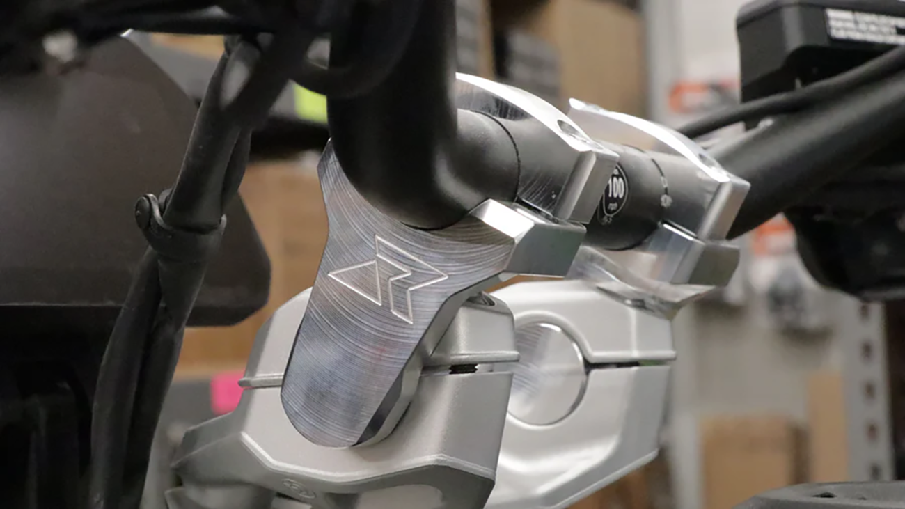 ROX SPEED FX 2.4" Pivoting Risers - 1-1/4" Handlebar - BMW 1R-P13GS