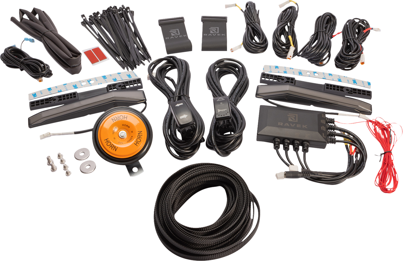 RAVEK Turn Signal Kit - Amber - White Running Light - Maverick R 65-703
