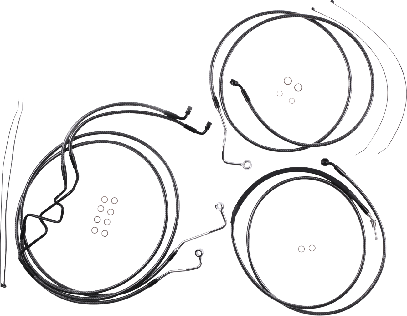 MAGNUM SHIELDING KARBONFIBR Designer Handlebar Installation Kit - 6" - '17-'20 FLHR 787926