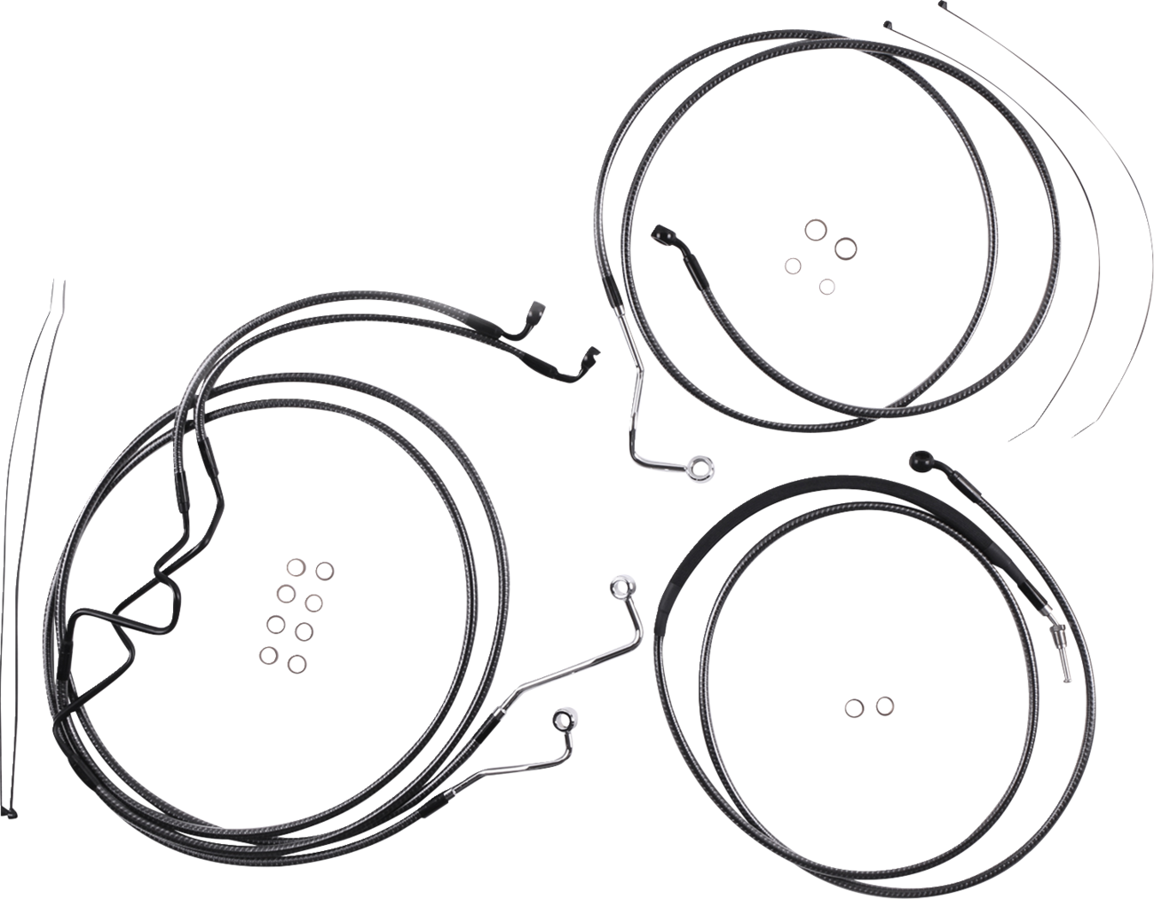 MAGNUM SHIELDING KARBONFIBR Designer Handlebar Installation Kit - 10" - '17-'20 FLHR 787925