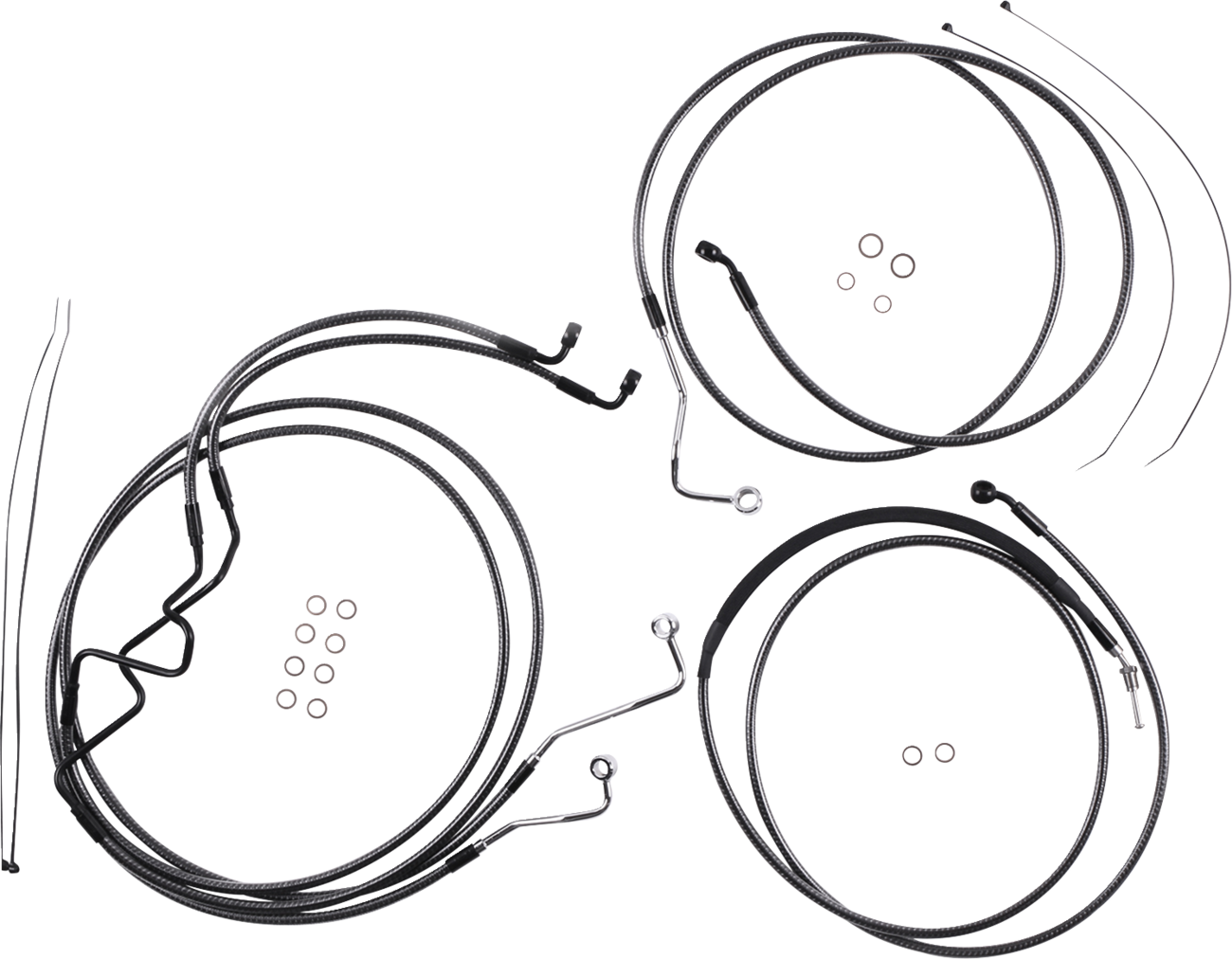 MAGNUM SHIELDING KARBONFIBR Designer Handlebar Installation Kit - 8" - '17-'20 FLTR 787878