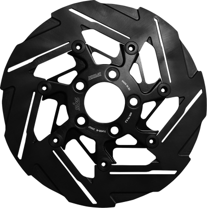 SBS Design "D" 7-Spoke Brake Rotor 7145D-B