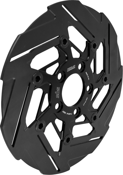 SBS Design "D" 7-Spoke Brake Rotor 7145D-B