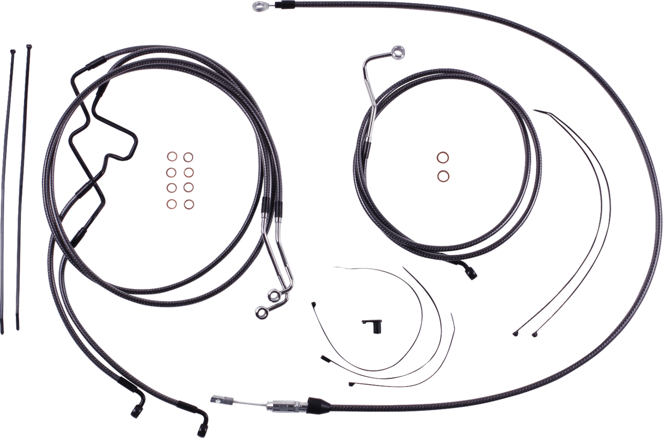 MAGNUM SHIELDING KARBONFIBR Designer Handlebar Installation Kit - 8" - '21-'23 FLTR 7871218