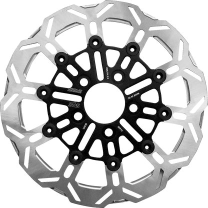 SBS Design "D" 10-Spoke Brake Rotor 7145E