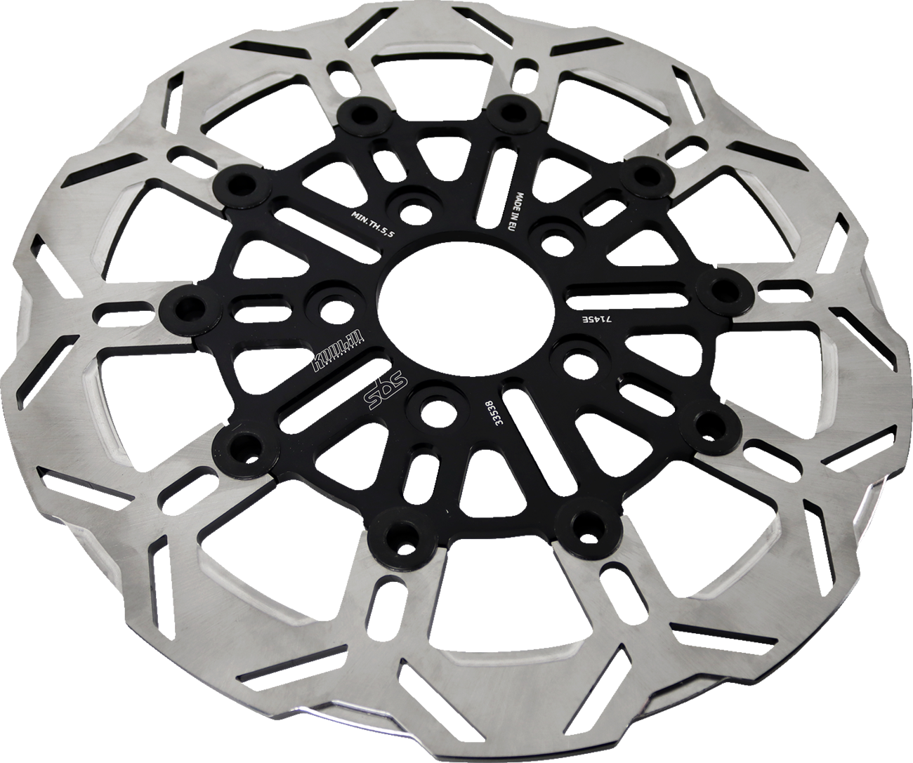 SBS Design "D" 10-Spoke Brake Rotor 7145E