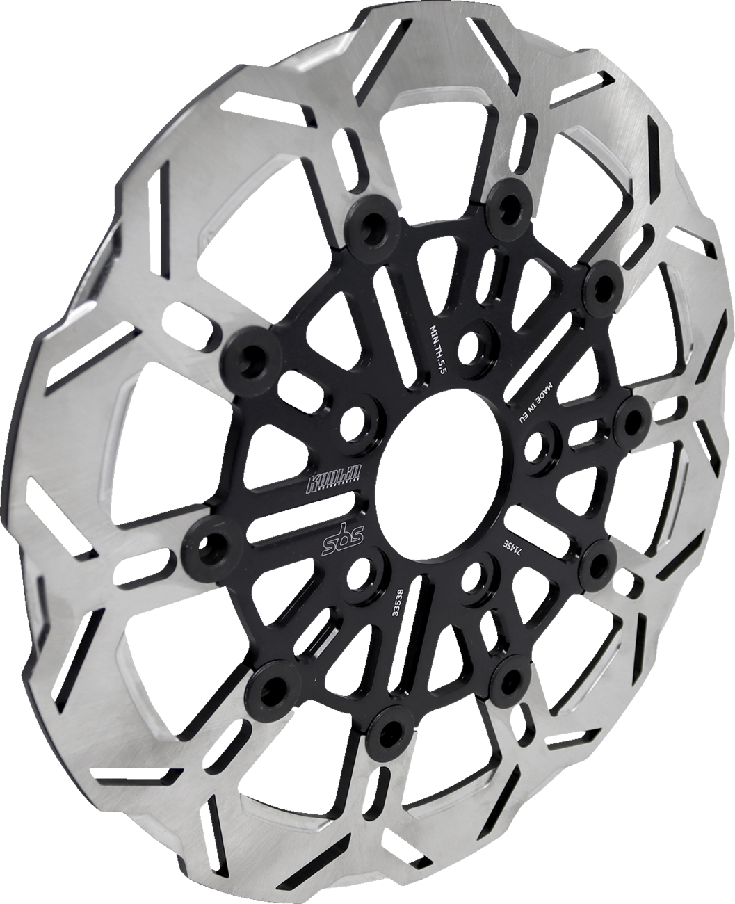 SBS Design "D" 10-Spoke Brake Rotor 7145E