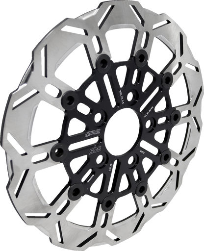 SBS Design "D" 10-Spoke Brake Rotor 7145E