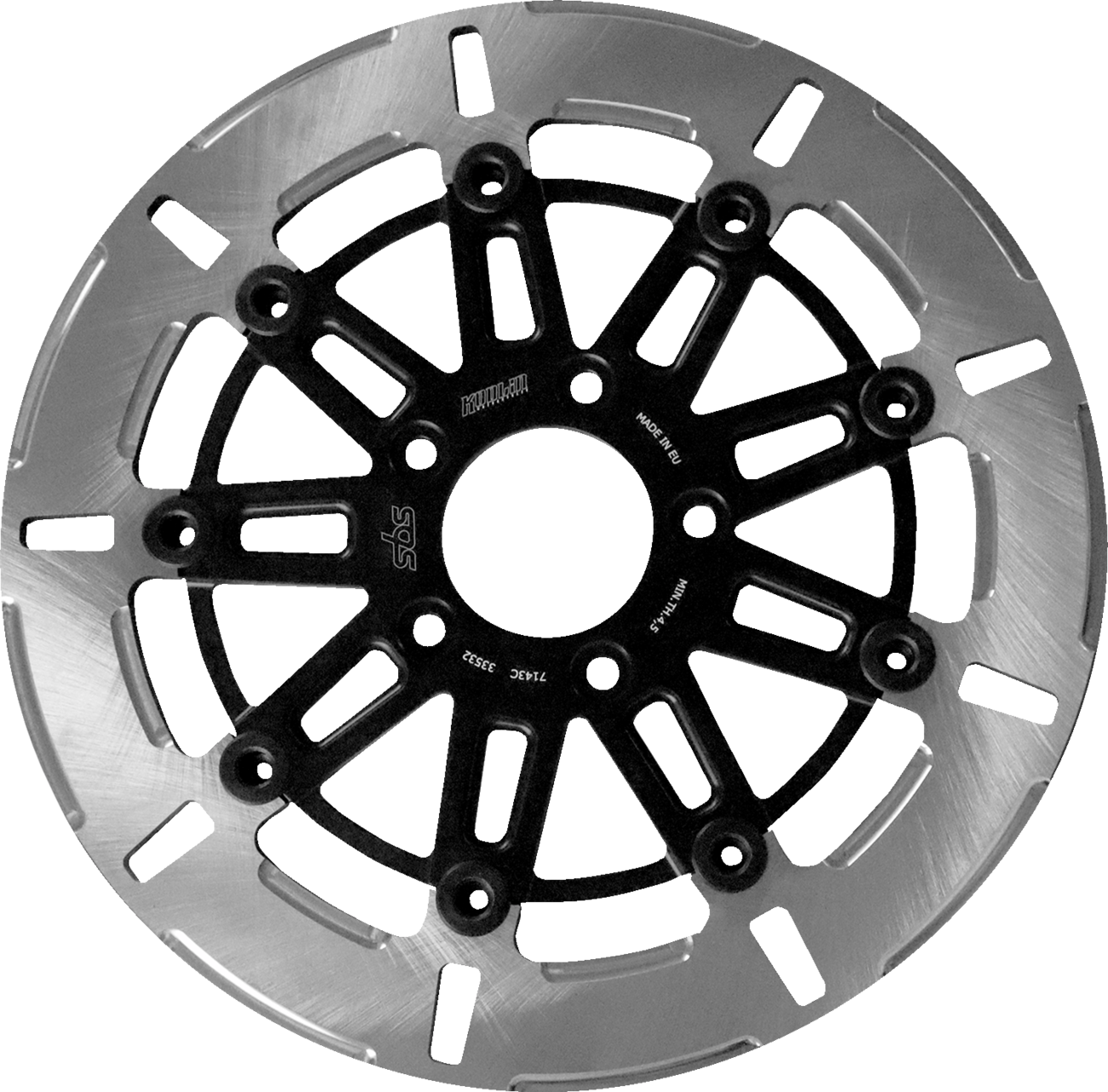 SBS Design "C" 9-Spoke Brake Rotor 7143C