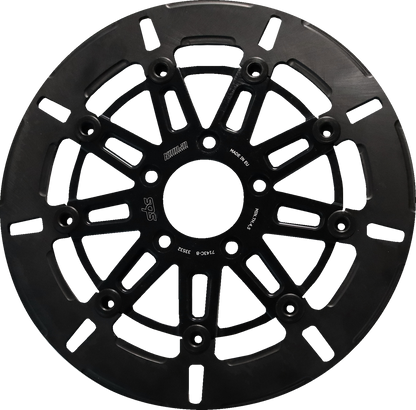 SBS Design "C" 9-Spoke Brake Rotor 7143C-B