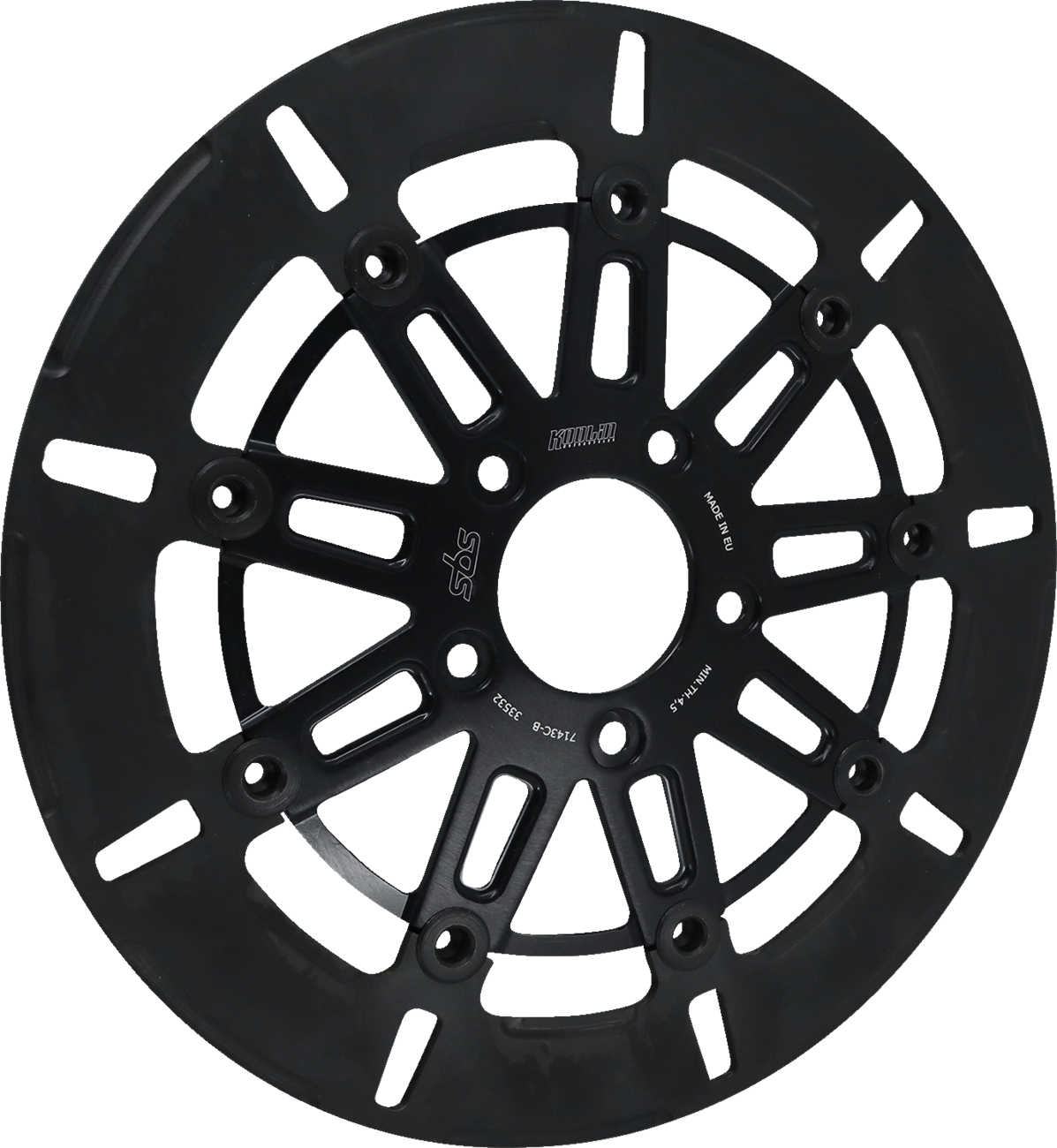 SBS Design "C" 9-Spoke Brake Rotor 7143C-B