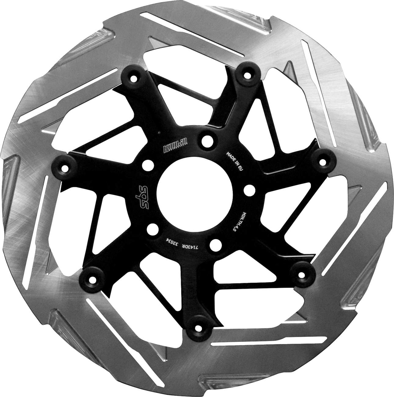SBS Design "D" 7-Spoke Brake Rotor 7143DR