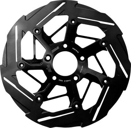 SBS Design "D" 7-Spoke Brake Rotor 7143DL-B