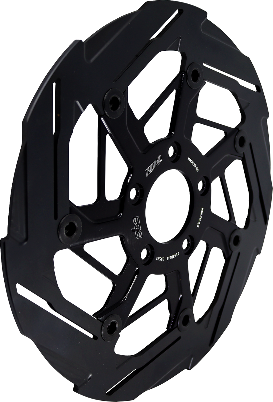SBS Design "D" 7-Spoke Brake Rotor 7143DL-B