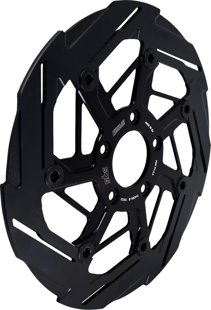 SBS Design "D" 7-Spoke Brake Rotor 7143DL-B