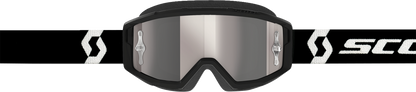SCOTT Primal Goggle - Black/White - Silver Chrome Works Lens 2785971007269
