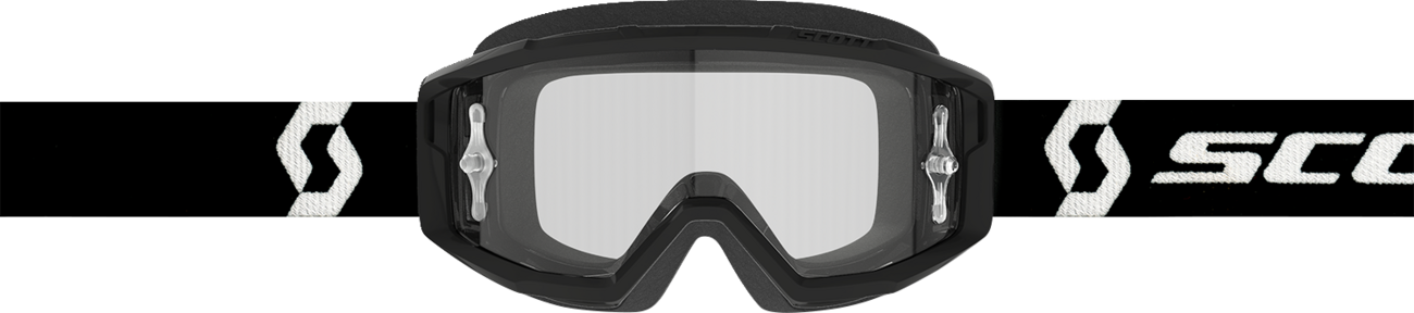 SCOTT Primal Goggle - Black/White - Clear Works Lens 278598-1007113