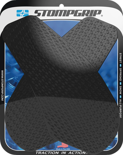 STOMPGRIP Tank Grips - Icon - Black - Yamaha - YZF - '03-'05 55-14-0004B