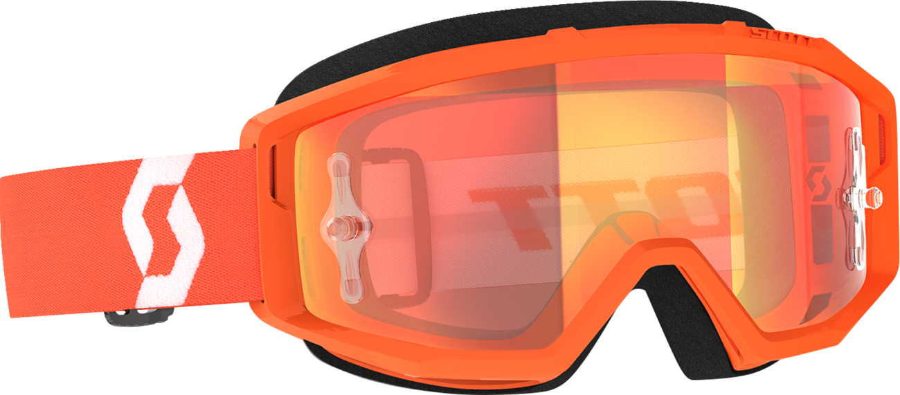 SCOTT Primal Goggle - Orange/White - Orange Chrome Works Lens 2785971362280
