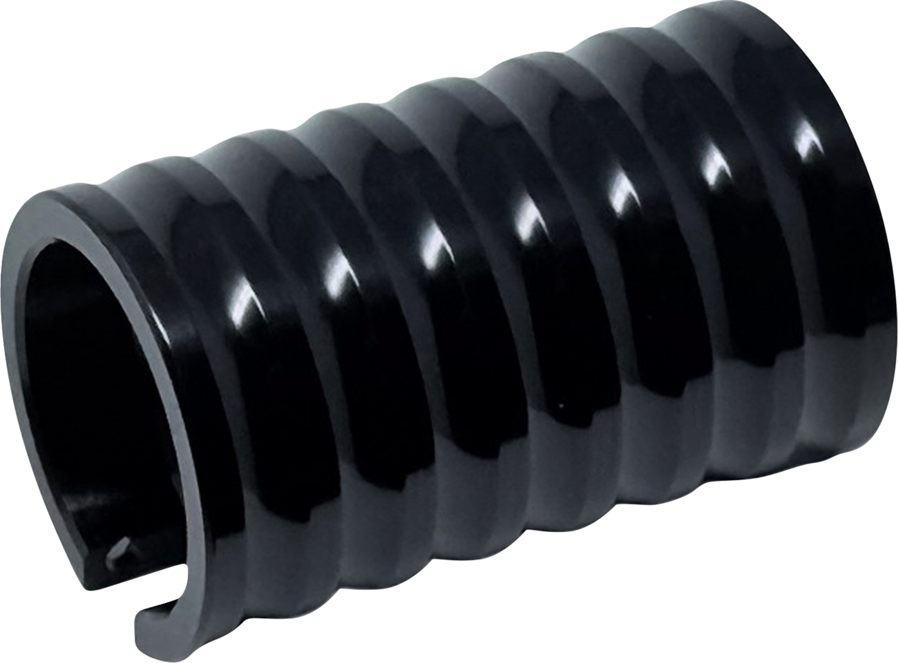 NAMZ Oil Sending Unit Cover - Horizontal - Milled - Black NOSC-HO1-B
