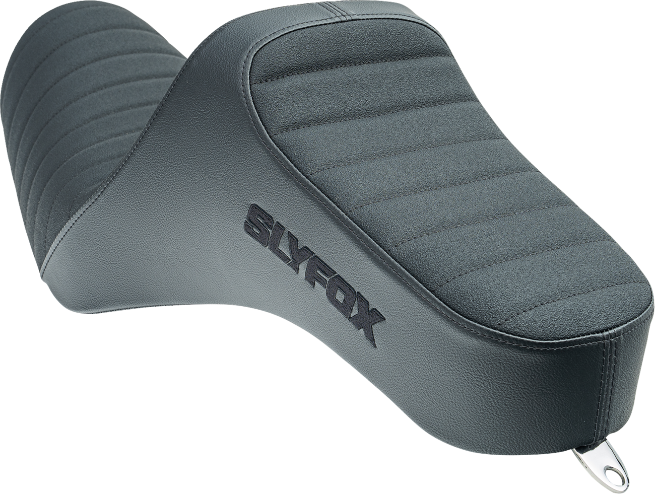 SLYFOX High Noon Seat - Vinyl - Classic Stitch - Black Logo - Black Stitch - XL '04-'22 4709A-SlyFox