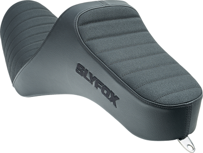 SLYFOX High Noon Seat - Vinyl - Classic Stitch - Black Logo - Black Stitch - XL '04-'22 4709A-SlyFox