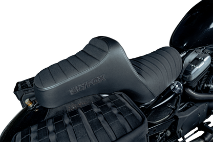 SLYFOX High Noon Seat - Vinyl - Classic Stitch - Black Logo - Black Stitch - XL '04-'22 4709A-SlyFox