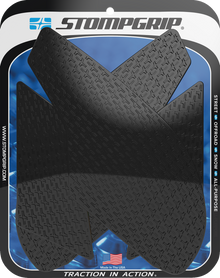 STOMPGRIP Tank Grips - Icon - Black - Suzuki - SV '16-'25 55-14-0136B