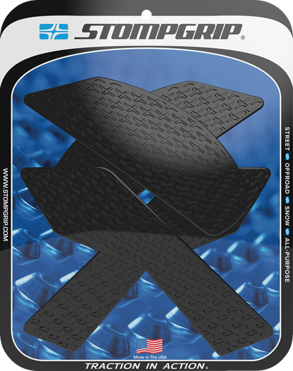 STOMPGRIP Tank Grips - Icon - Black - Kawasaki - Z '17-'25 55-14-0144B